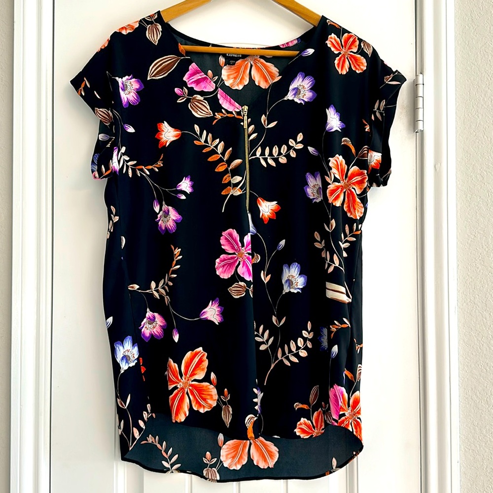 Express flower blouse
